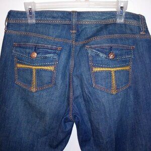 Tommy Hilfiger Jeans bootcut Embroidered "T" flap pocket contrast stitch stretch